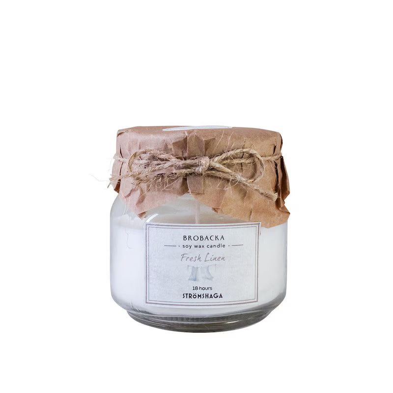 Doftljus Brobacka Fresh Linen – sojavax