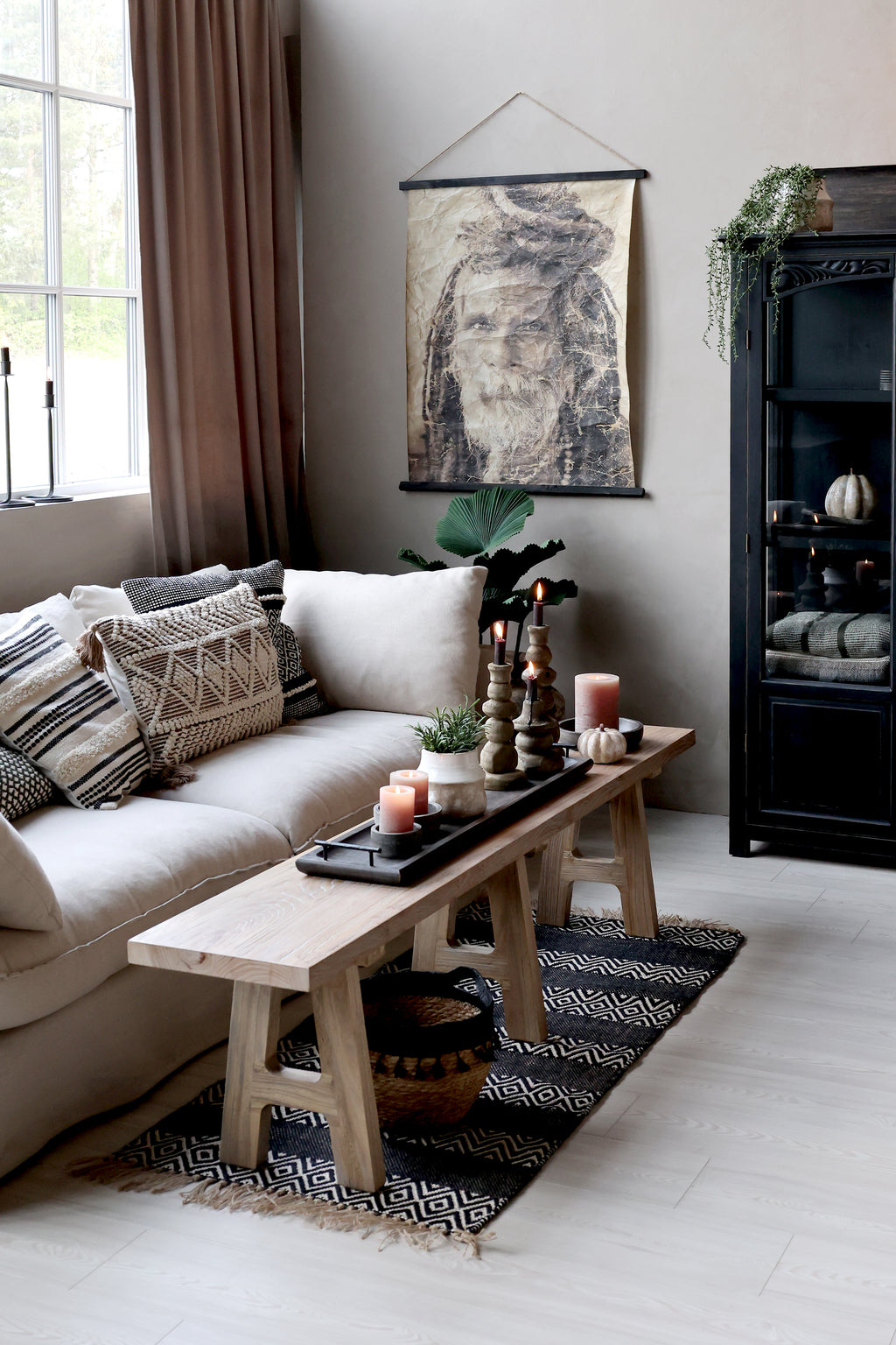 Linneklädd 3-sits soffa Malo – exklusiv och avslappnad design
