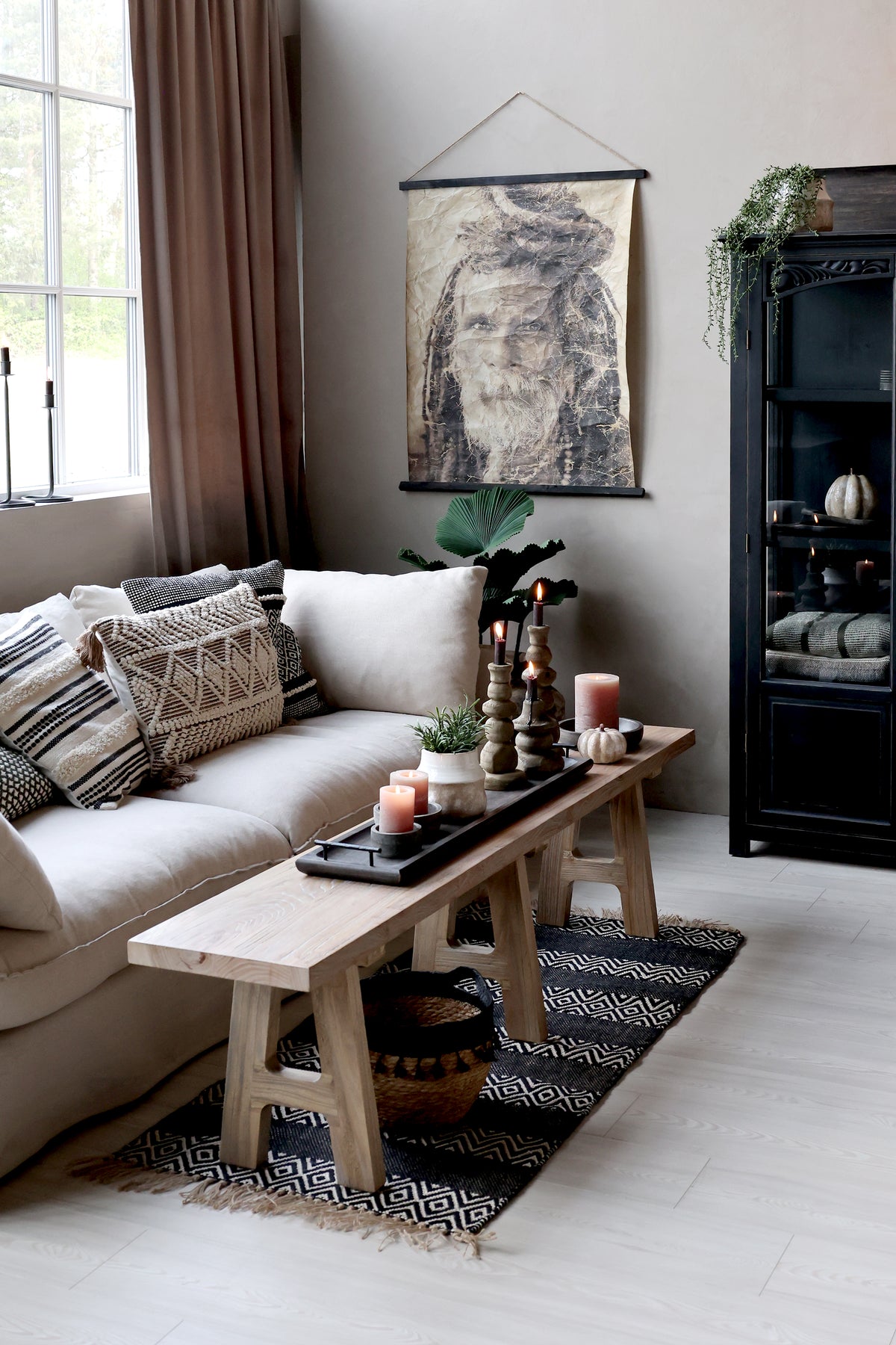 Linneklädd 3-sits soffa Malo – exklusiv och avslappnad design