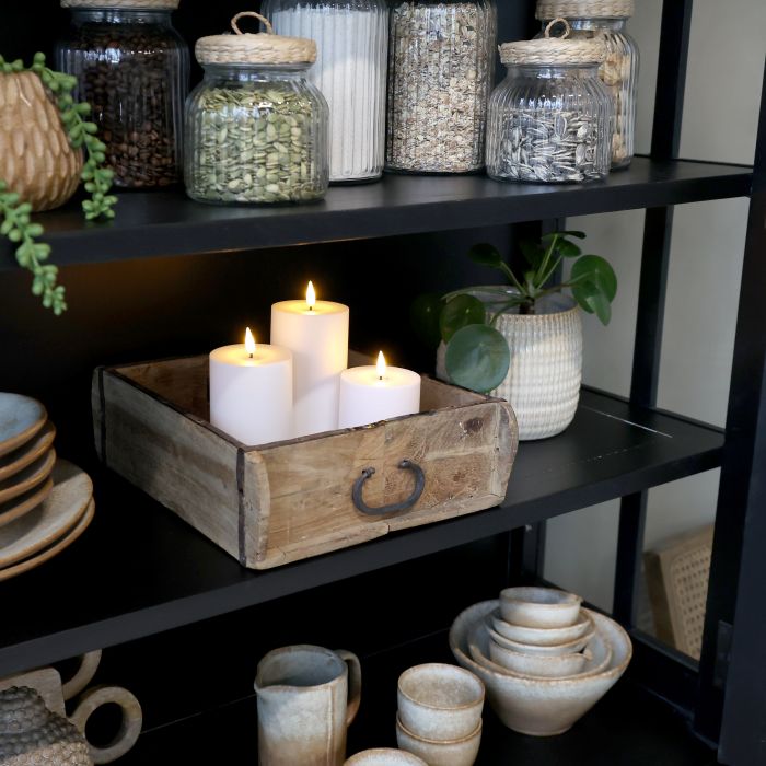 Murstensform kvadrat i trä – original