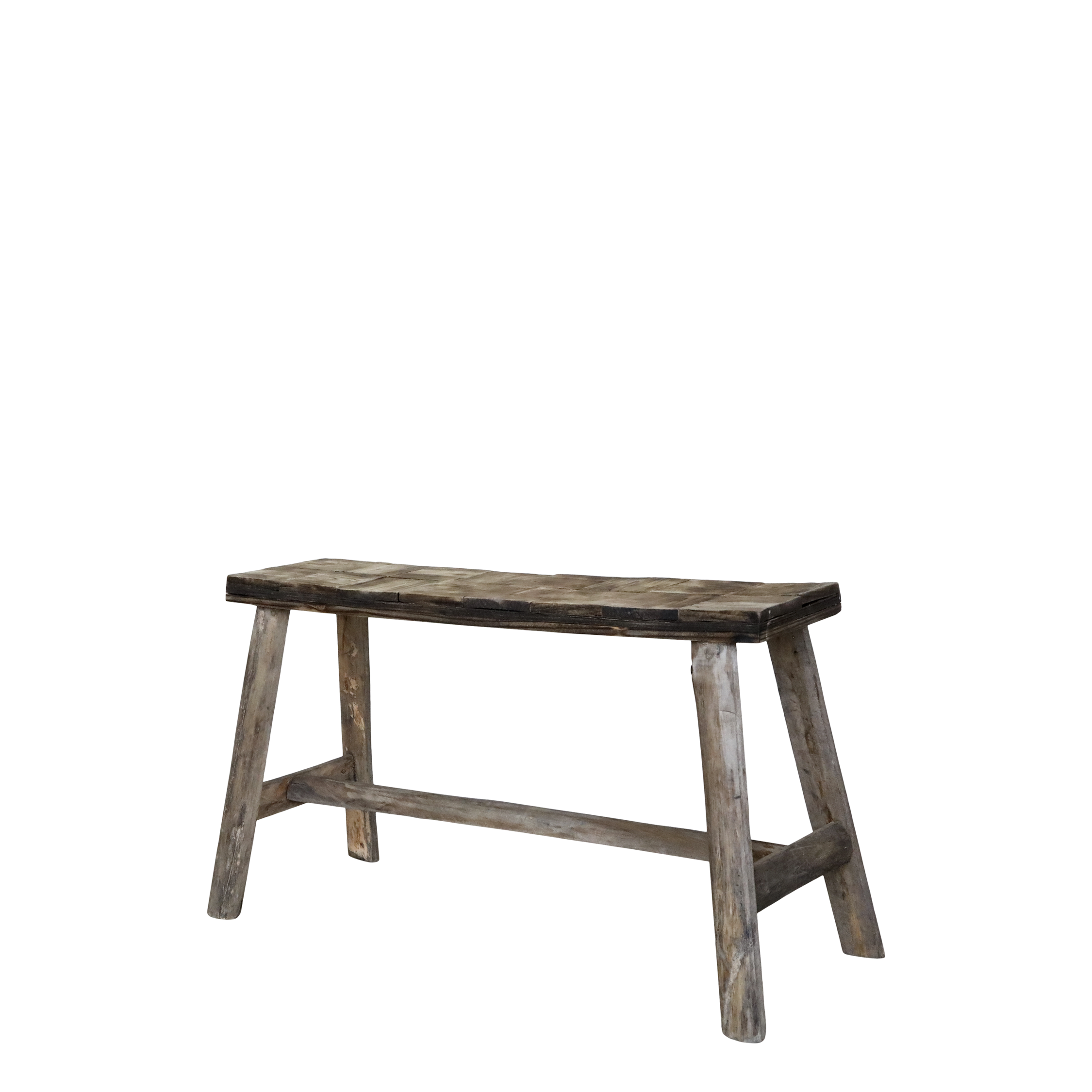 Bänk H45/L80/B24 cm natur set om 2