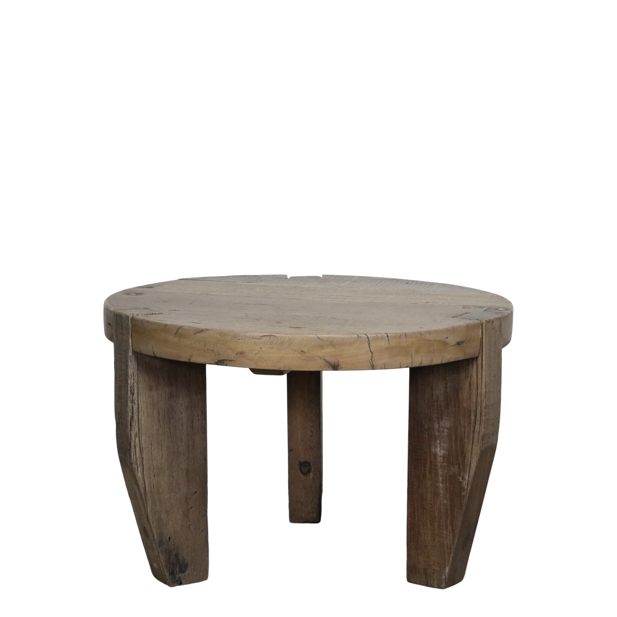 Rustikt soffbord i återvunnet trä – Grimaud 72 cm