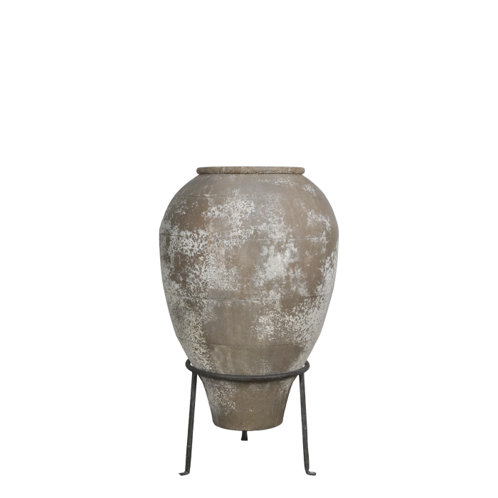 XXL urna på stativ – beige 85 cm