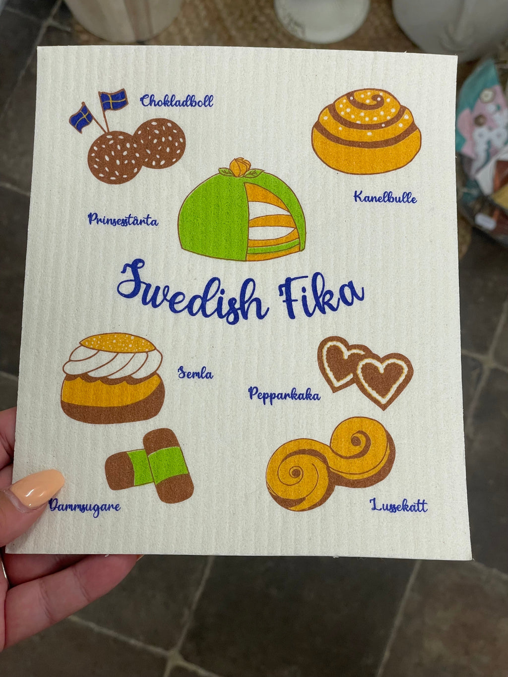 Disktrasa med olika citat och motiv – återanvändbar