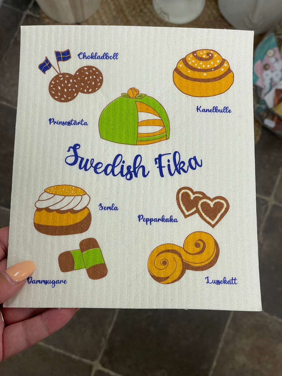 Disktrasa med olika citat och motiv – återanvändbar