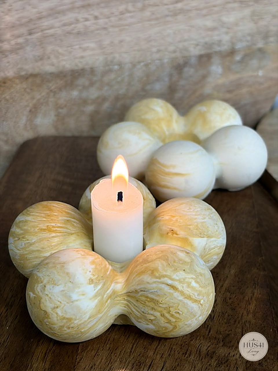 Flow Aura – bubblig ljusstake | Lightbeige Collection