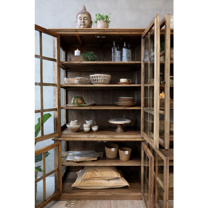 Vitrinsskåp Antik XL H195/L220/B55 cm - Villarudskogen
